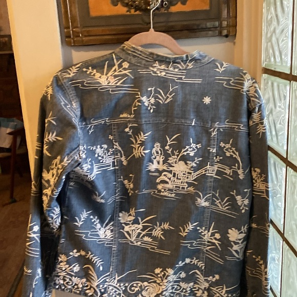 Chico’s Embroidered Jacket size 0 XS - Picture 7 of 11
